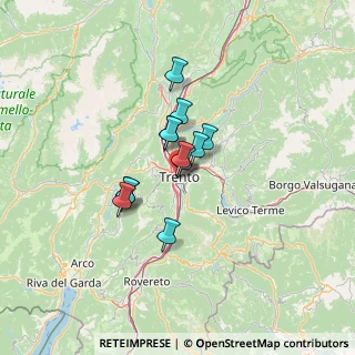 Mappa Via XXIV Maggio, 38122 Trento TN, Italia (8.25167)
