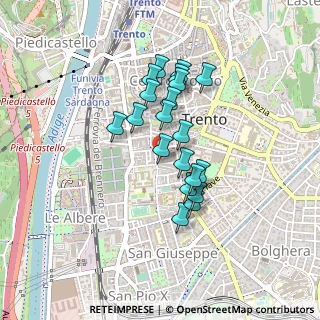 Mappa Via XXIV Maggio, 38100 Trento TN, Italia (0.3405)