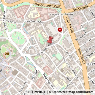 Mappa Via Treppo, 18, 33100 Udine, Udine (Friuli-Venezia Giulia)
