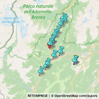 Mappa Frazione Iavré Via dell' Artigianato, 38094 Porte di Rendena TN, Italia (6.11733)