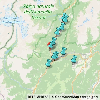 Mappa Frazione Iavré Via dell' Artigianato, 38094 Porte di Rendena TN, Italia (5.57545)