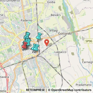 Mappa Via del Bon, 33100 Udine UD, Italia (1.81769)
