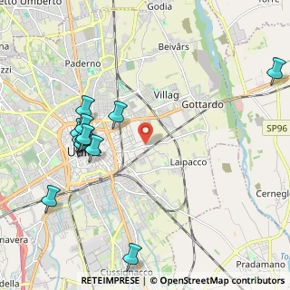 Mappa Via del Bon, 33100 Udine UD, Italia (2.3275)