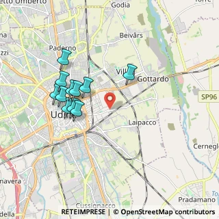Mappa Via del Bon, 33100 Udine UD, Italia (1.70636)