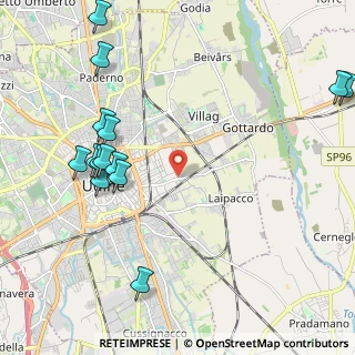 Mappa Via del Bon, 33100 Udine UD, Italia (2.57786)