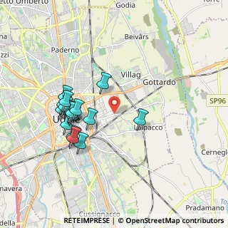 Mappa Via del Bon, 33100 Udine UD, Italia (1.74938)