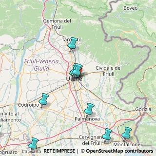 Mappa Via del Bon, 33100 Udine UD, Italia (19.00273)