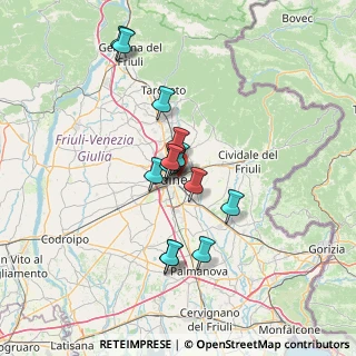 Mappa Via del Bon, 33100 Udine UD, Italia (10.90071)