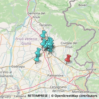 Mappa Via del Bon, 33100 Udine UD, Italia (5.78833)