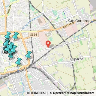Mappa Via del Bon, 33100 Udine UD, Italia (1.7765)