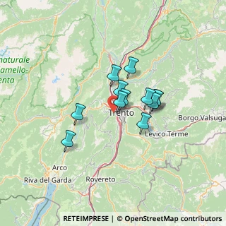 Mappa Via del Ronco d'Andrea, 38123 Sardagna TN, Italia (9.25917)