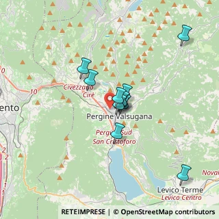 Mappa Via Saba Umberto, 38057 Pergine Valsugana TN, Italia (2.55909)