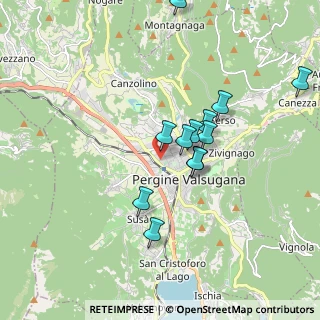 Mappa Via Saba Umberto, 38057 Pergine Valsugana TN, Italia (1.61833)