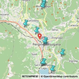 Mappa Via Saba Umberto, 38057 Pergine Valsugana TN, Italia (2.47909)