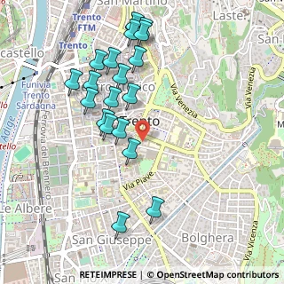 Mappa Via San Giovanni Bosco, 38122 Trento TN, Italia (0.517)