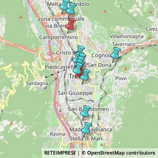 Mappa Via San Giovanni Bosco, 38122 Trento TN, Italia (1.58154)
