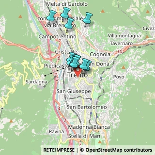 Mappa Via San Giovanni Bosco, 38122 Trento TN, Italia (1.29)