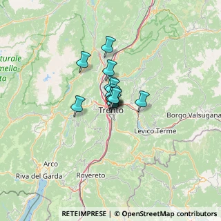 Mappa Via San Giovanni Bosco, 38122 Trento TN, Italia (5.47615)