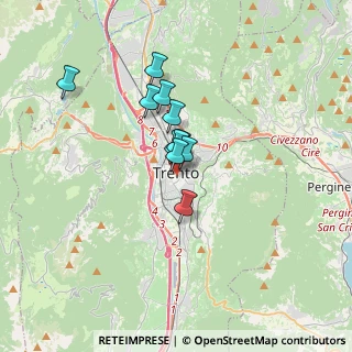 Mappa Via San Giovanni Bosco, 38122 Trento TN, Italia (2.17182)