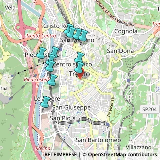 Mappa Via San Giovanni Bosco, 38122 Trento TN, Italia (0.86667)