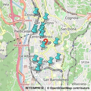 Mappa Via San Giovanni Bosco, 38122 Trento TN, Italia (0.82533)