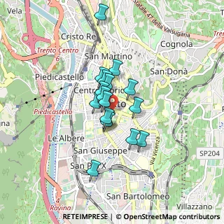 Mappa Via San Giovanni Bosco, 38122 Trento TN, Italia (0.56941)