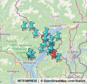 Mappa Casali Gerbia, 28822 Cannobio VB, Italia (10.4495)