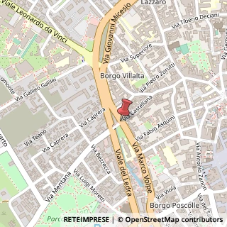 Mappa Via Marco Volpe,  33, 33100 Udine, Udine (Friuli-Venezia Giulia)