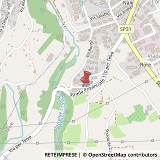 Mappa Via Borgo, 39, 38050 Telve, Trento (Trentino-Alto Adige)