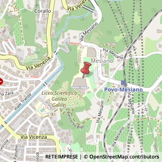Mappa Via Mesiano, 20, 38123 Trento, Trento (Trentino-Alto Adige)