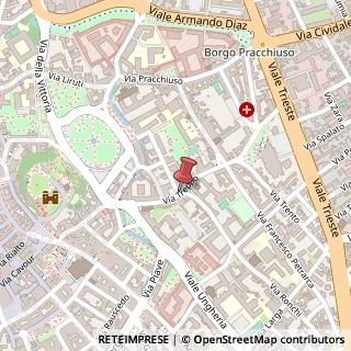 Mappa Via Benedetto Cairoli,  1, 33100 Udine, Udine (Friuli-Venezia Giulia)
