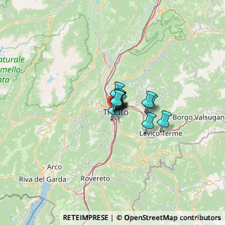 Mappa Via Castelbarco, 38122 Trento TN, Italia (4.7725)