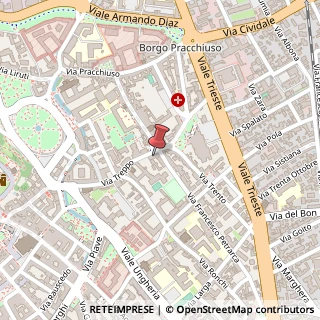 Mappa Via Treppo, 33, 33100 Udine, Udine (Friuli-Venezia Giulia)