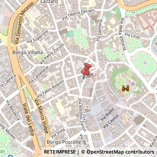 Mappa Via dei Rizzani, 10, 33100 Udine, Udine (Friuli-Venezia Giulia)