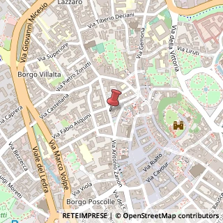 Mappa Via Giovanni Cosattini, 11, 33100 Udine, Udine (Friuli-Venezia Giulia)