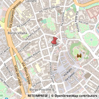 Mappa Via Raimondo D'Aronco, 39, 33100 Udine, Udine (Friuli-Venezia Giulia)