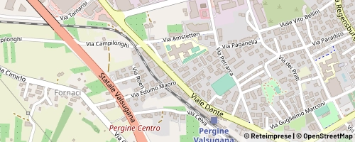Mappa Pergine Valsugana