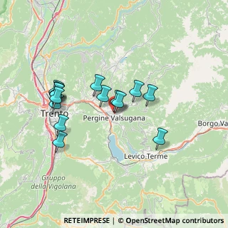 Mappa Via Costalta, 38057 Pergine Valsugana TN, Italia (6.50467)