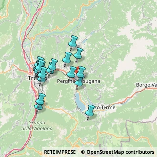 Mappa Viale Guglielmo Marconi, 38057 Pergine Valsugana TN, Italia (7.12)