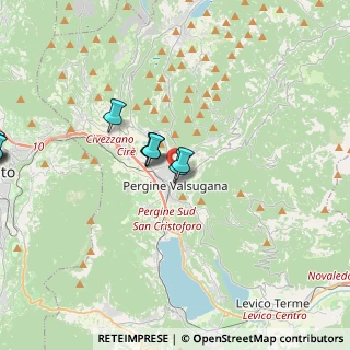 Mappa Viale Guglielmo Marconi, 38057 Pergine Valsugana TN, Italia (4.93455)