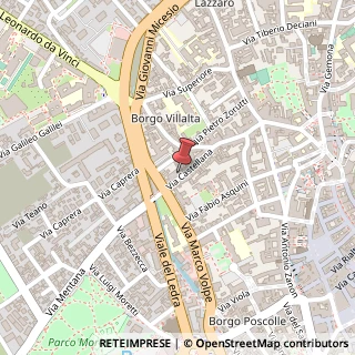 Mappa Via Castellana, 29, 33100 Udine, Udine (Friuli-Venezia Giulia)