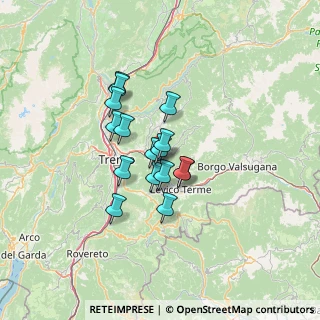 Mappa Via Spolverine, 38057 Pergine Valsugana TN, Italia (9.24625)
