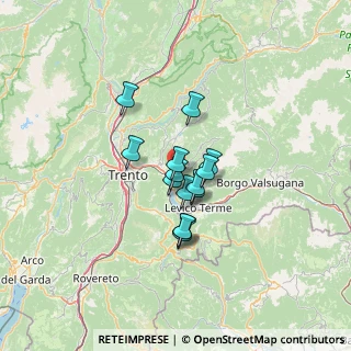 Mappa Via Spolverine, 38057 Pergine Valsugana TN, Italia (8.40714)