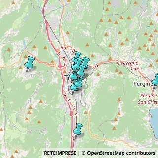 Mappa Via Benedetto Giovanelli, 38122 Trento TN, Italia (3.04167)