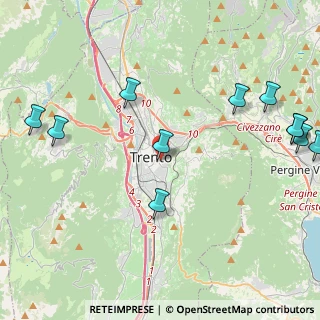 Mappa Via Benedetto Giovanelli, 38122 Trento TN, Italia (5.745)