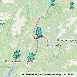 Mappa Via Benedetto Giovanelli, 38122 Trento TN, Italia (16.84417)