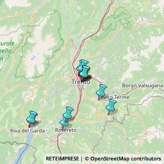 Mappa Via Benedetto Giovanelli, 38122 Trento TN, Italia (11.02833)