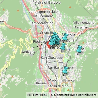 Mappa Via Giovanni Battista Borsieri, 38122 Trento TN, Italia (0.98909)