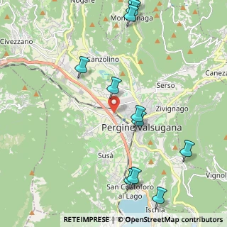 Mappa Via Roen, 38057 Pergine Valsugana TN, Italia (2.53636)