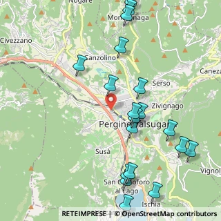 Mappa Via Roen, 38057 Pergine Valsugana TN, Italia (2.5385)